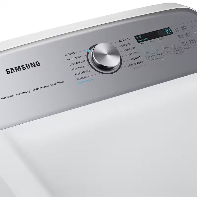 7.4 cu. ft. Vented Gas Dryer with Steam Sanitize in White B7131