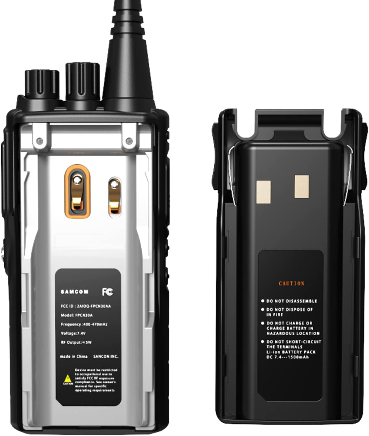 3 Packs UHF Two Way Radios Walkie Talkies E292
