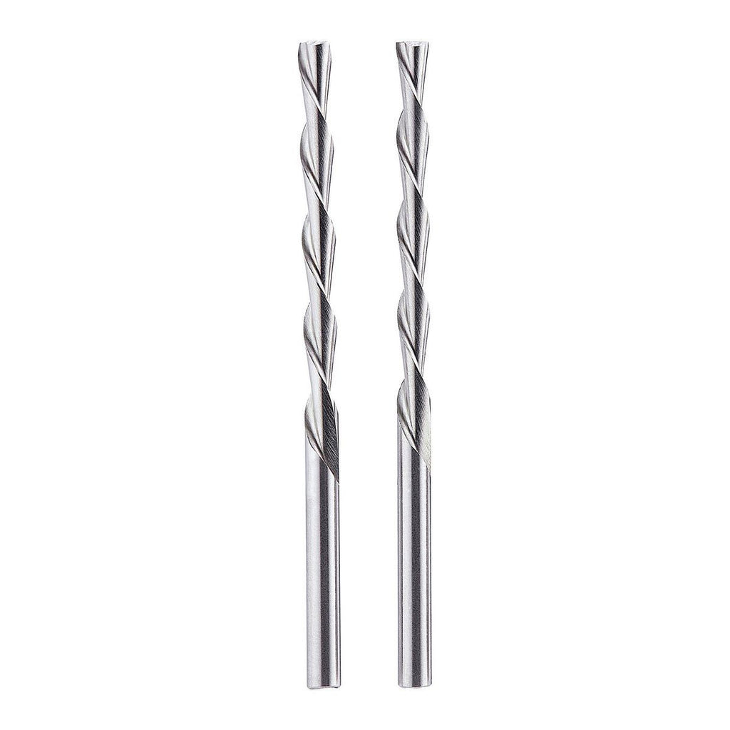 1/8 in. M2 High-Speed Steel Spiral Cut-Out Bits, 2-Pack W430