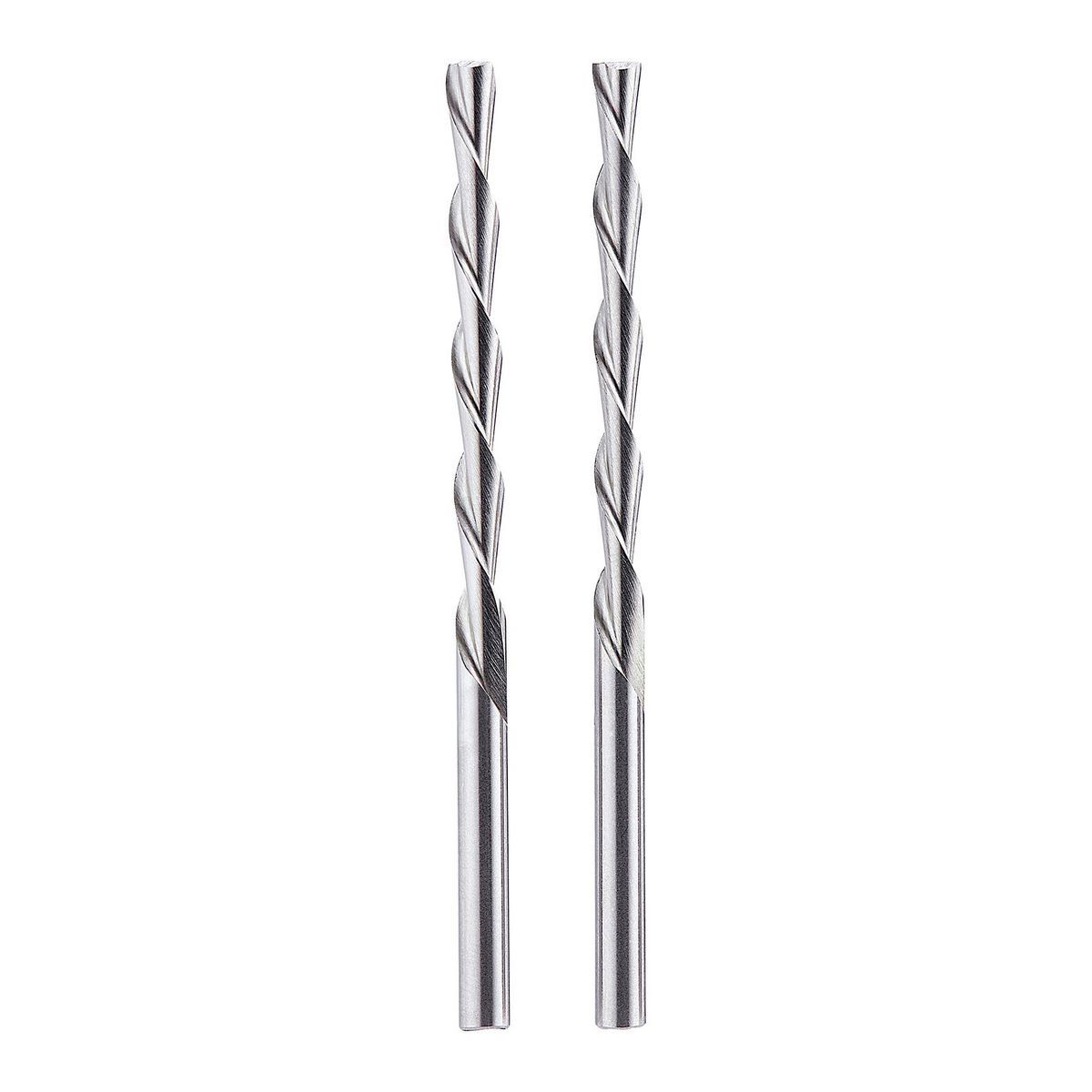 1/8 in. M2 High-Speed Steel Spiral Cut-Out Bits, 2-Pack W430