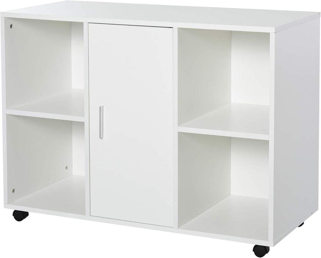 Brown Multipurpose Filing Cabinet Printer Stand, Pack of 2 Y3593