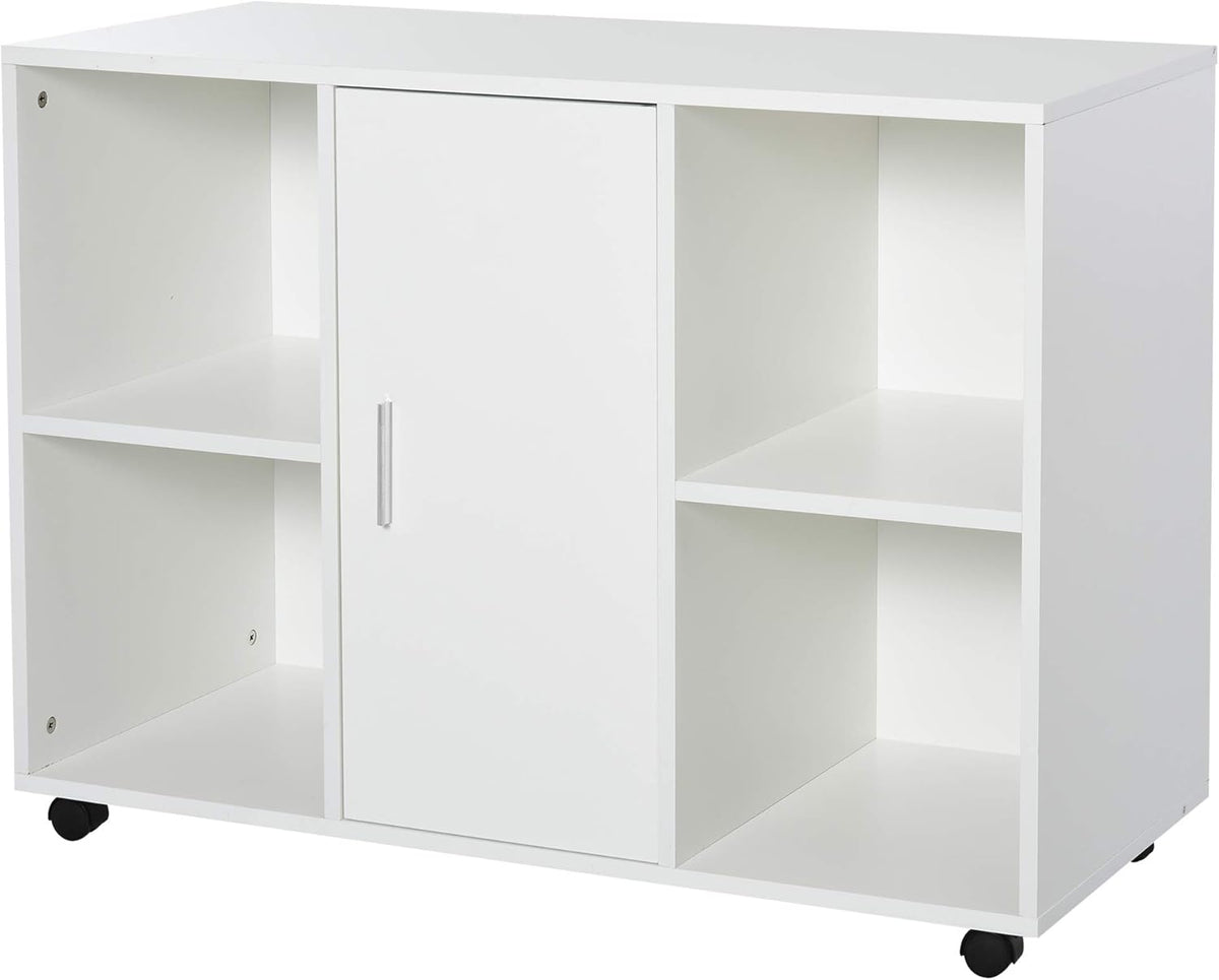 Brown Multipurpose Filing Cabinet Printer Stand, Pack of 2 Y3593