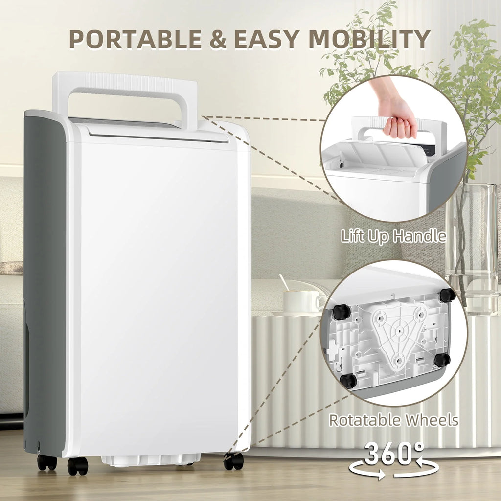70 Pints 4,500 Sq. Ft. Dehumidifier with Drain Hose Y454