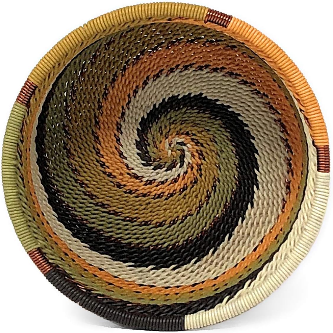 Telephone Wire Catch-All Caddy Wine Bottle Coaster, Pack of 2 L939813