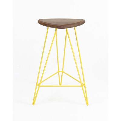 Yellow American Walnut Bar Stool K687677