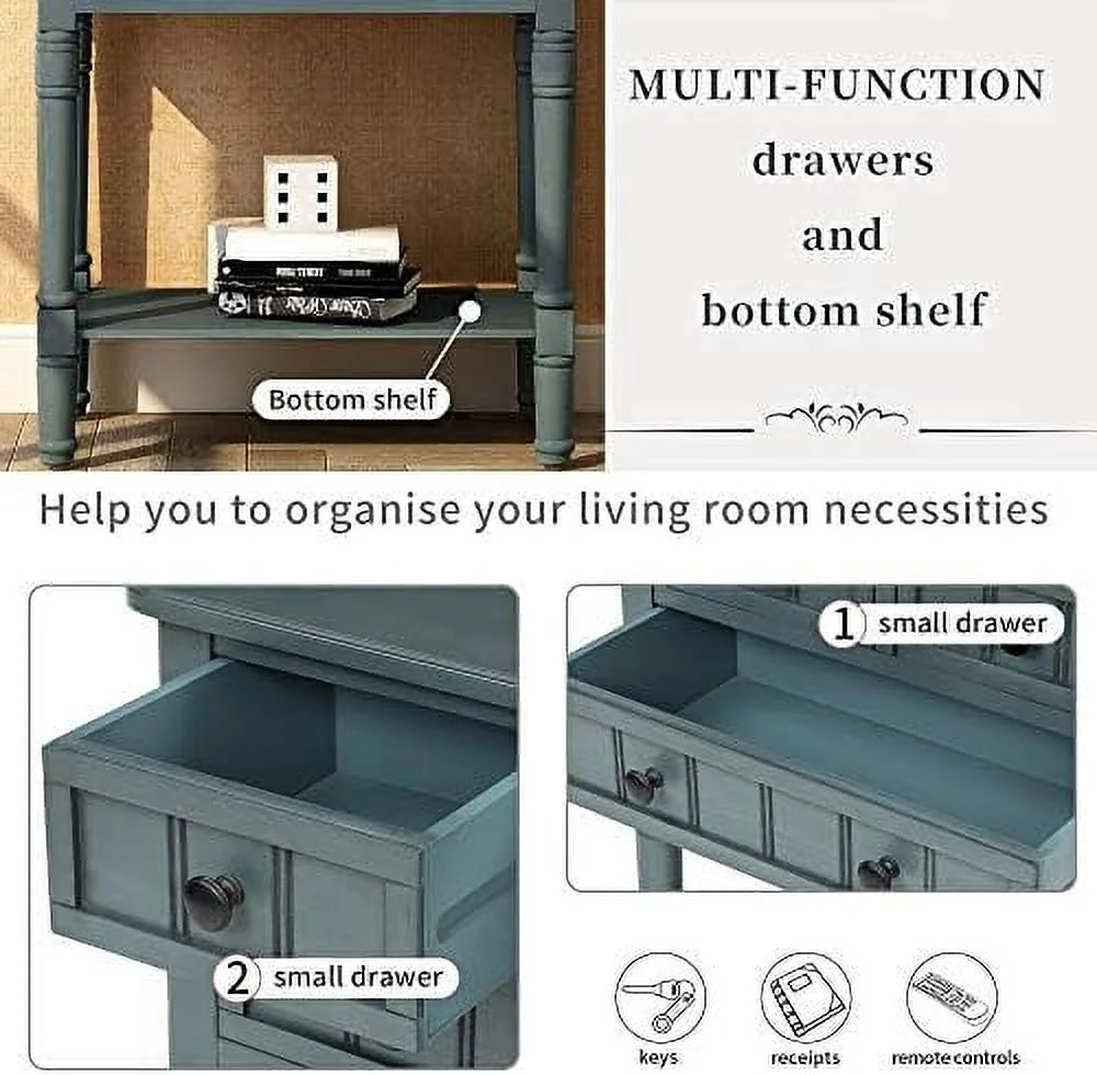 Narrow Console Table with Three Drawers C948261