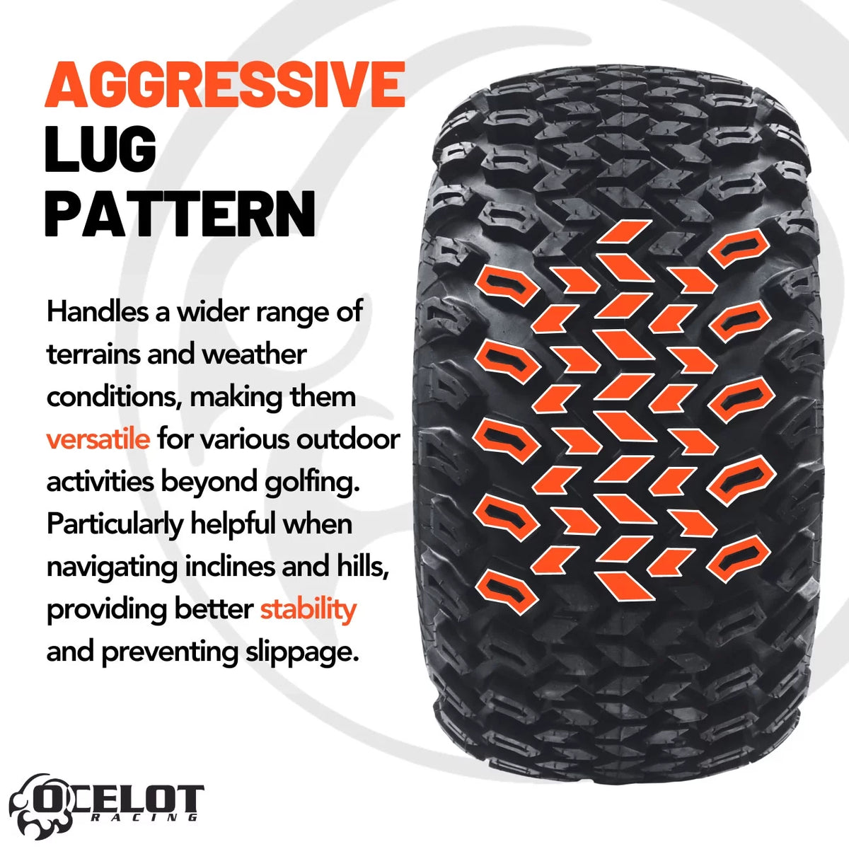 8" Golf Cart Tires Set of 2 B605170
