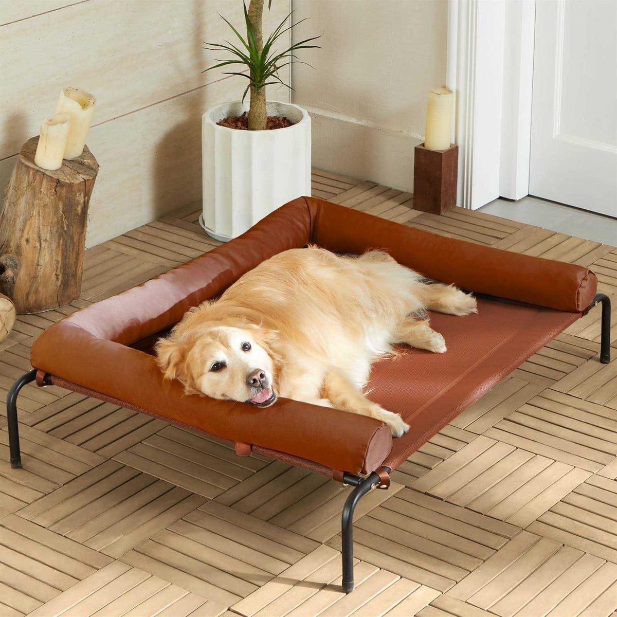 Large Elevated Cooling Dog Bed G366573