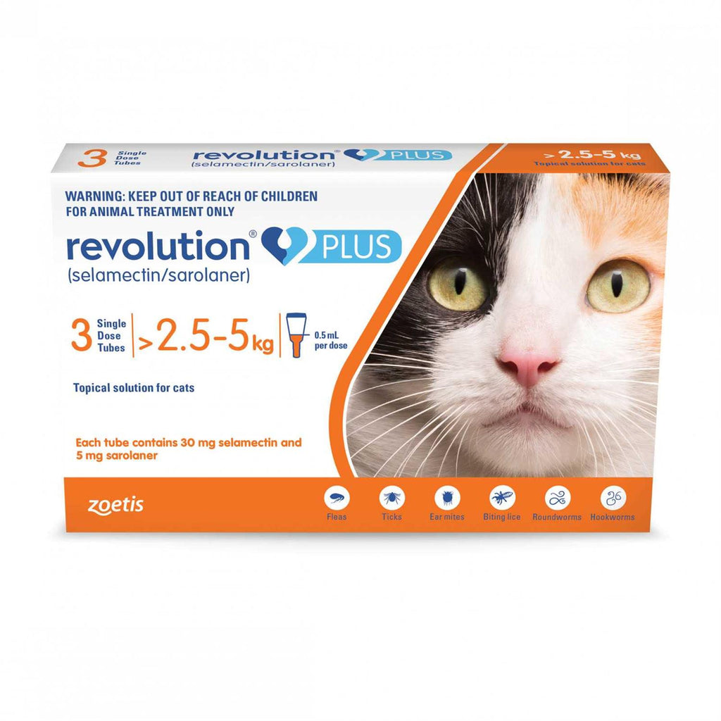 Orange for Cats 5.6 to 11 lb (1 month) O703