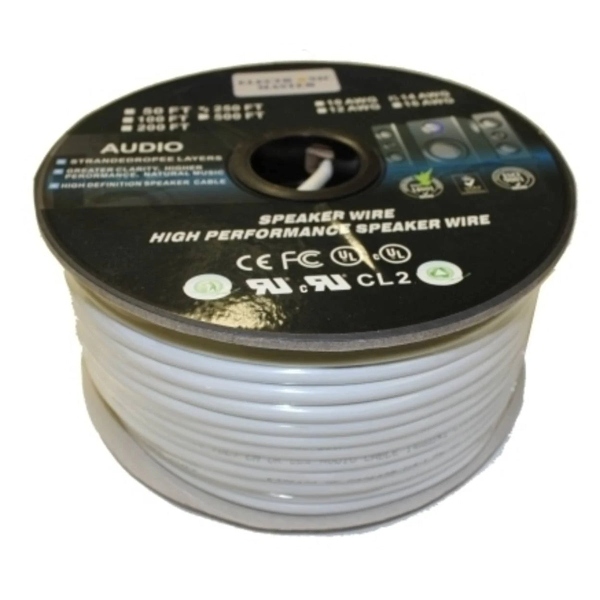 16 AWG 2 Wire Speaker Cable 250 Feet F674