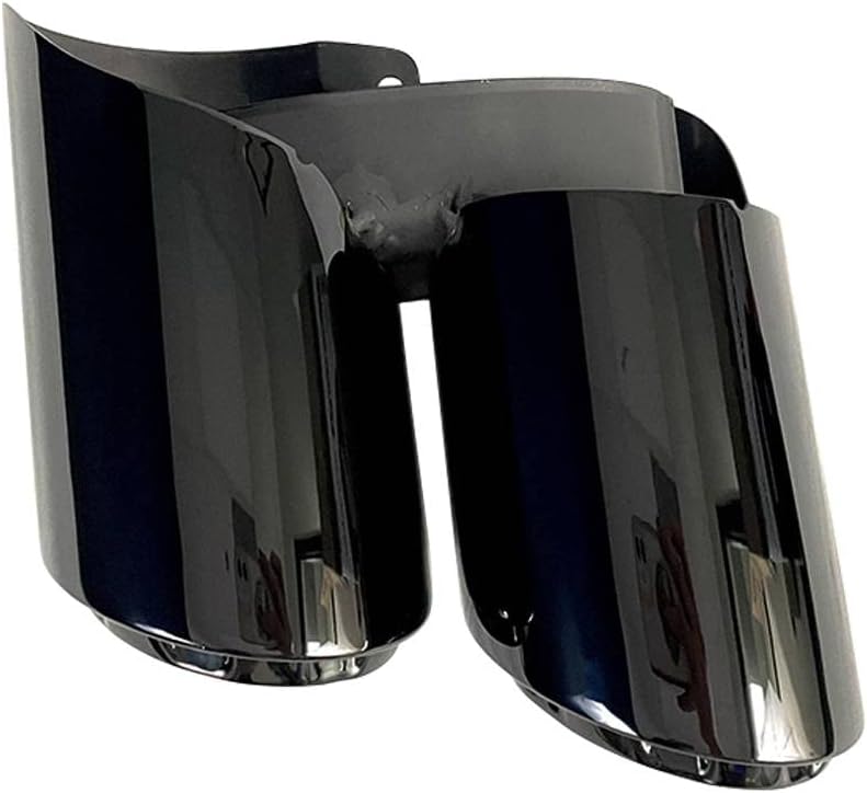 2 pcs Stainless Steel Muffler Tail Tip Exhaust Pipe T1386