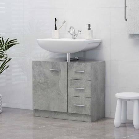 24x22 Concrete Gray Vanity Cabinet W69424