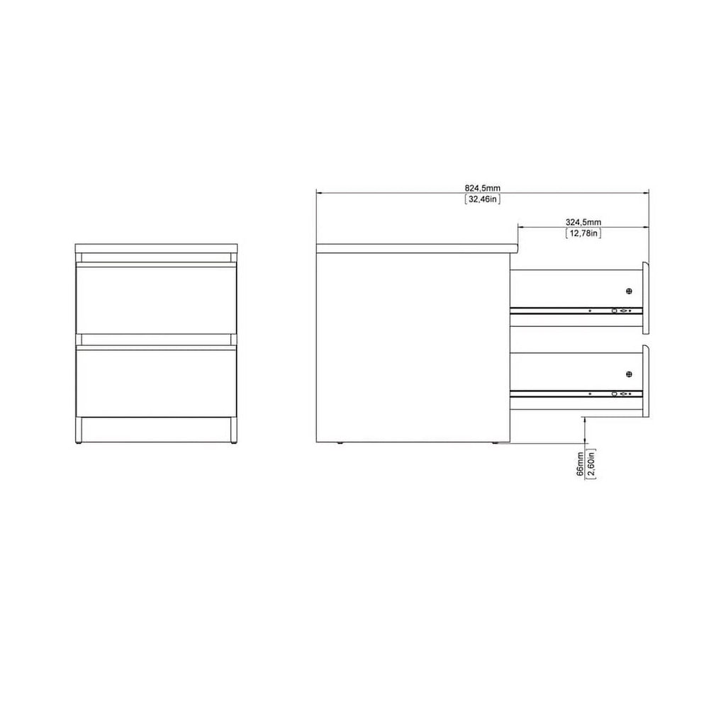 Black 4pc Queen Bed Dresser & 2 Nightstands Y2064