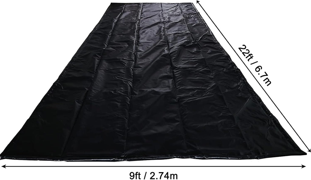 Black Garage Containment Mats 7'9'' X 16' G817164