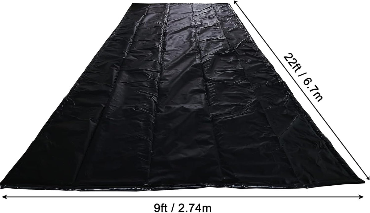 Black Garage Containment Mats 7'9'' X 16' G817164