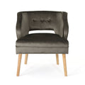 Gray and Beige Contemporary Accent Chair X61052