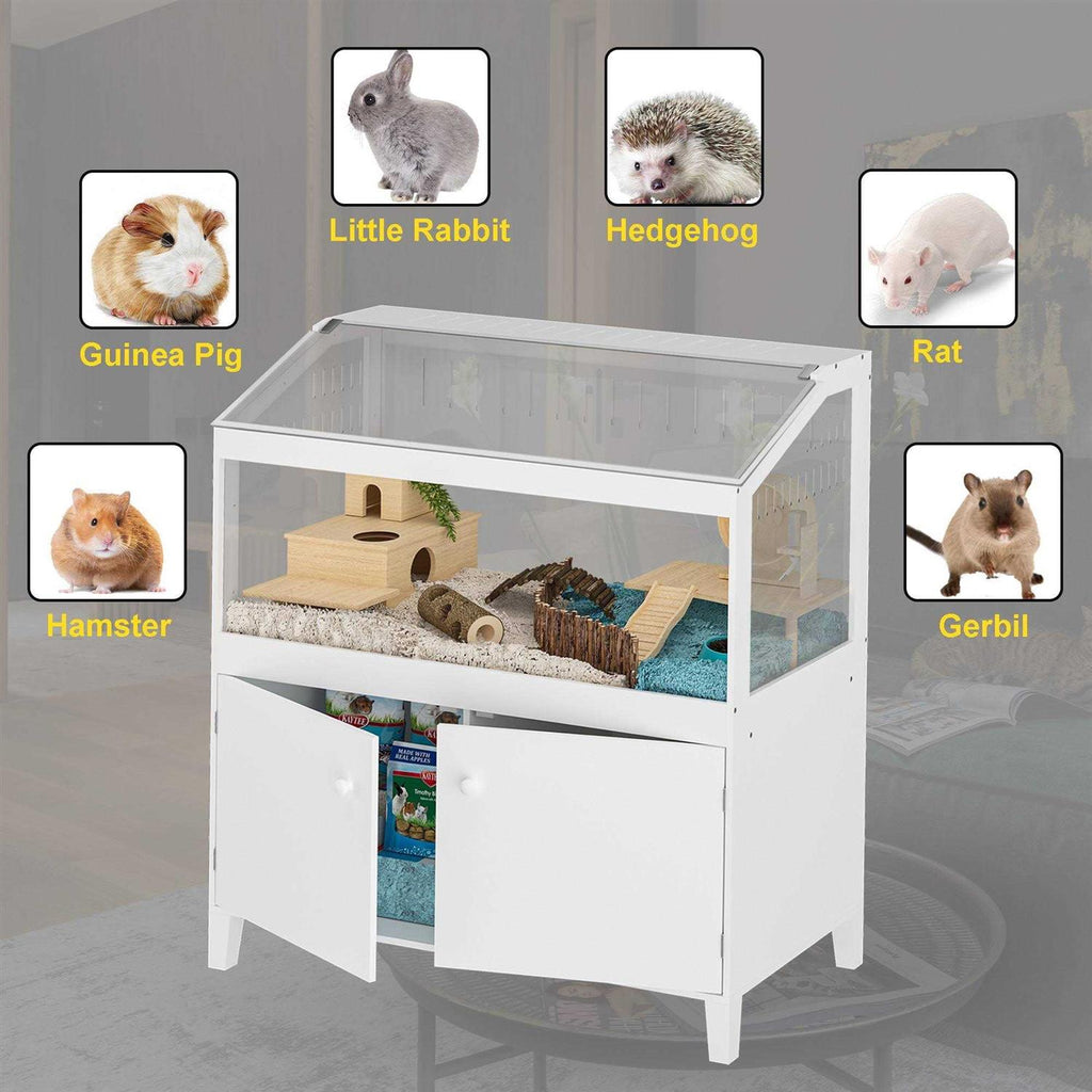 Hamster Cage with Storage Cabinet Y89926