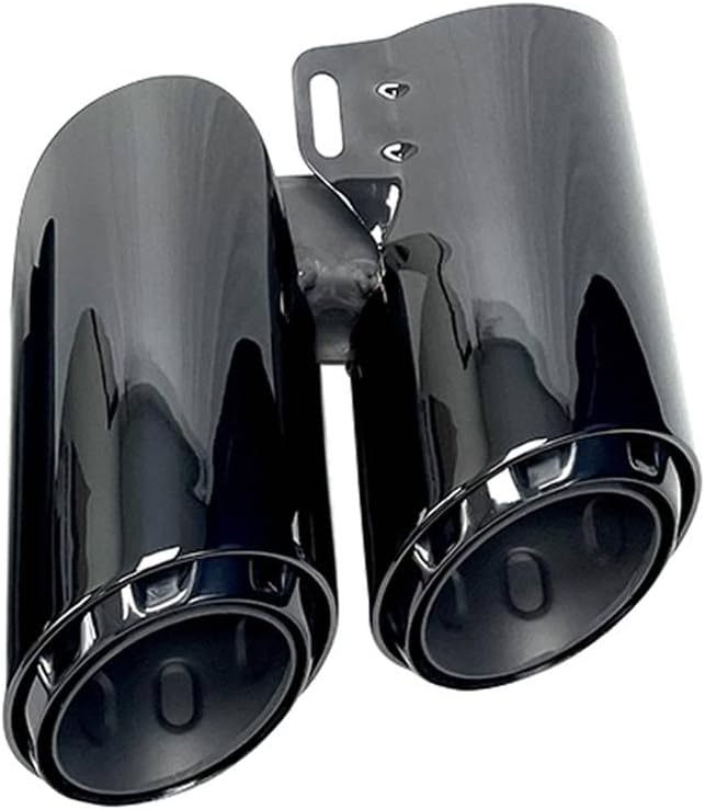 2 pcs Stainless Steel Muffler Tail Tip Exhaust Pipe T1386