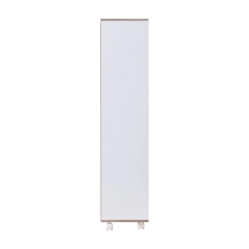 White Wood 6-Compartment Bookcase D936