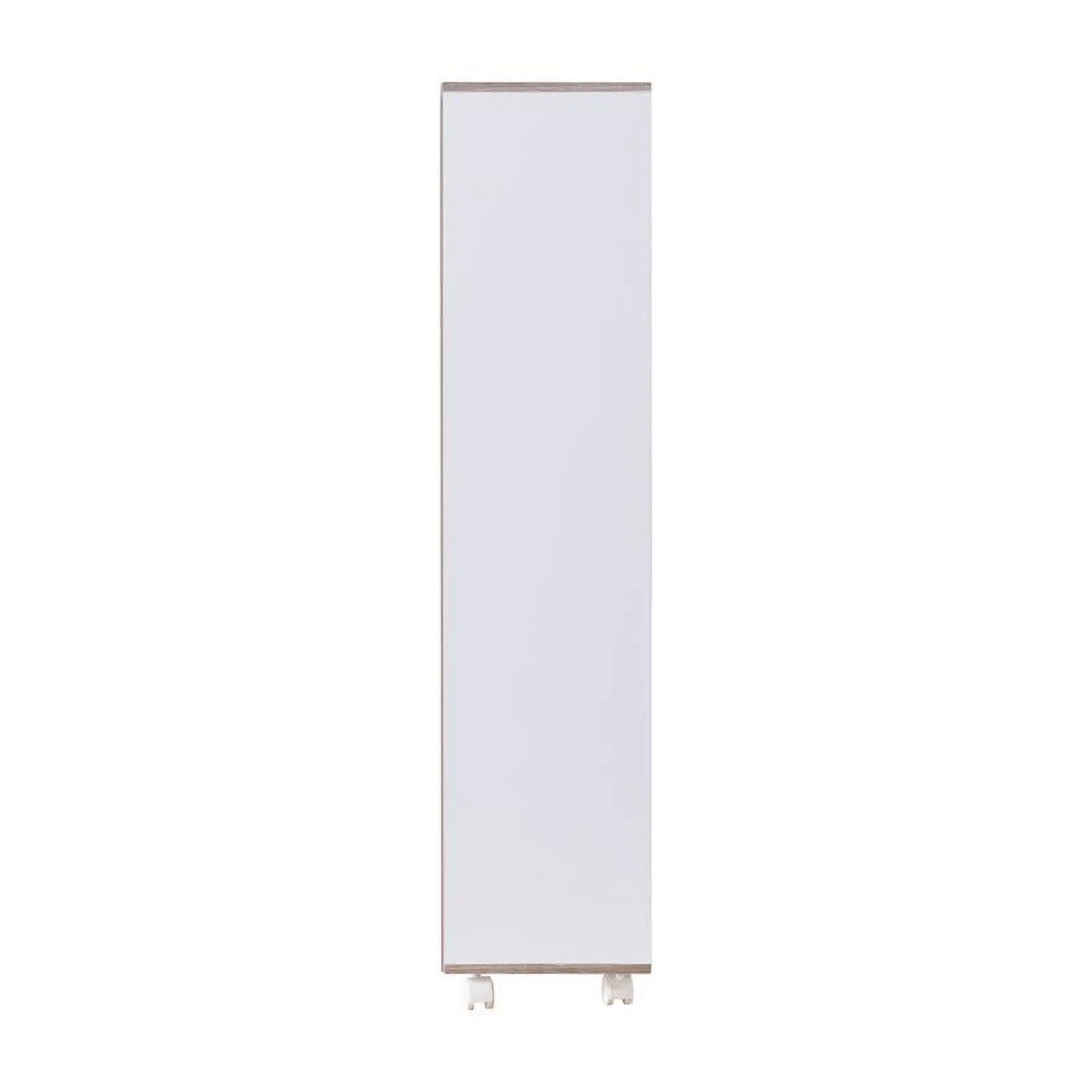 White Wood 6-Compartment Bookcase D936