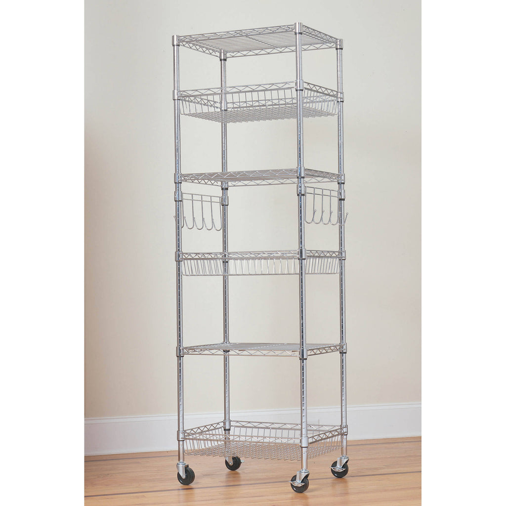 6-Shelf Steel Rack V435