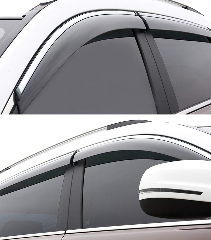 Car Window Visor Vent Shade Deflector Sun/Rain Guards F198