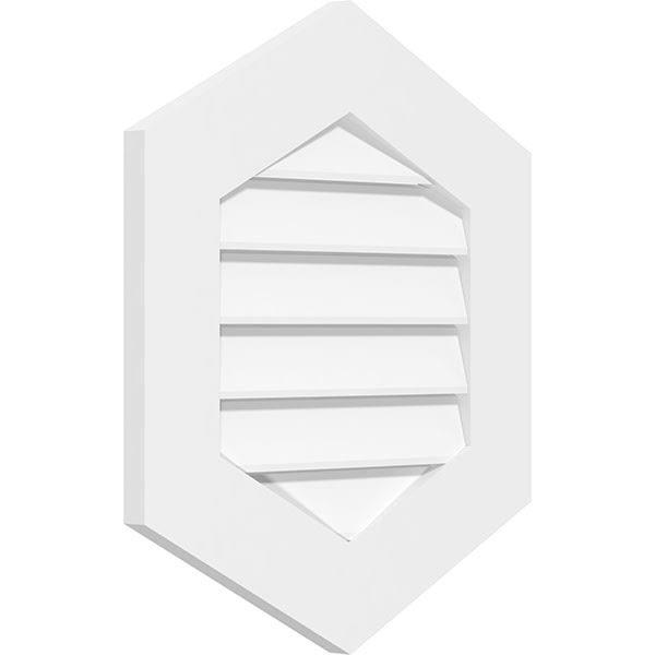 28x22W x 36x22H PVC Gable Vent G6504