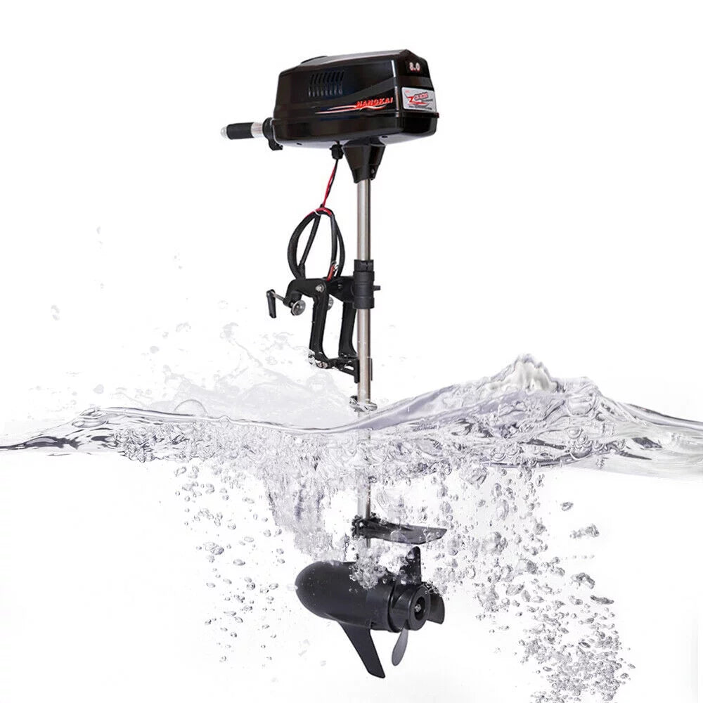 Electric Brushless Outboard Motor 10HP 60V 2200W Tiller Control J21488