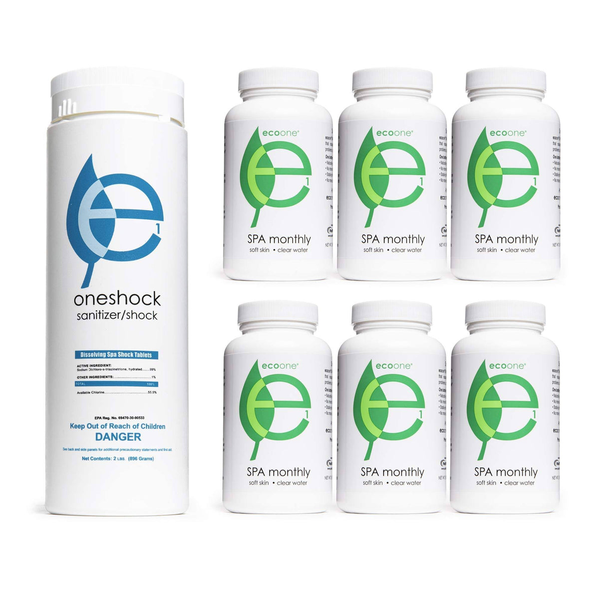 Hot Tub Chemical Maintenance Kit with Chlorine Tablets E957677