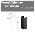 Wooden Chimney Extension A443