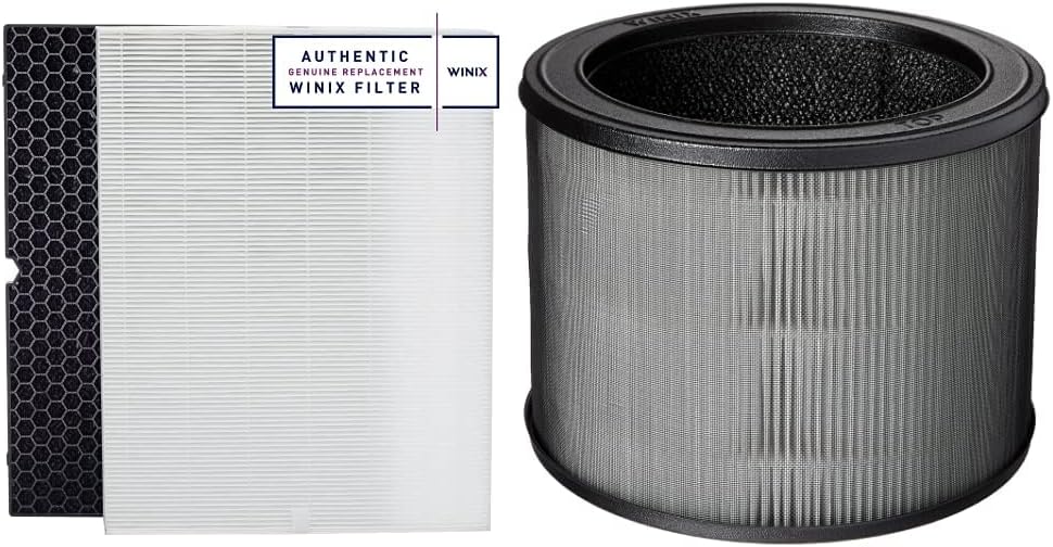White Pack of 2 Replacement Filter H for Air Purifier O6163
