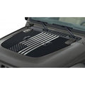 Low Gloss Black American Flag Hood Graphic J59633