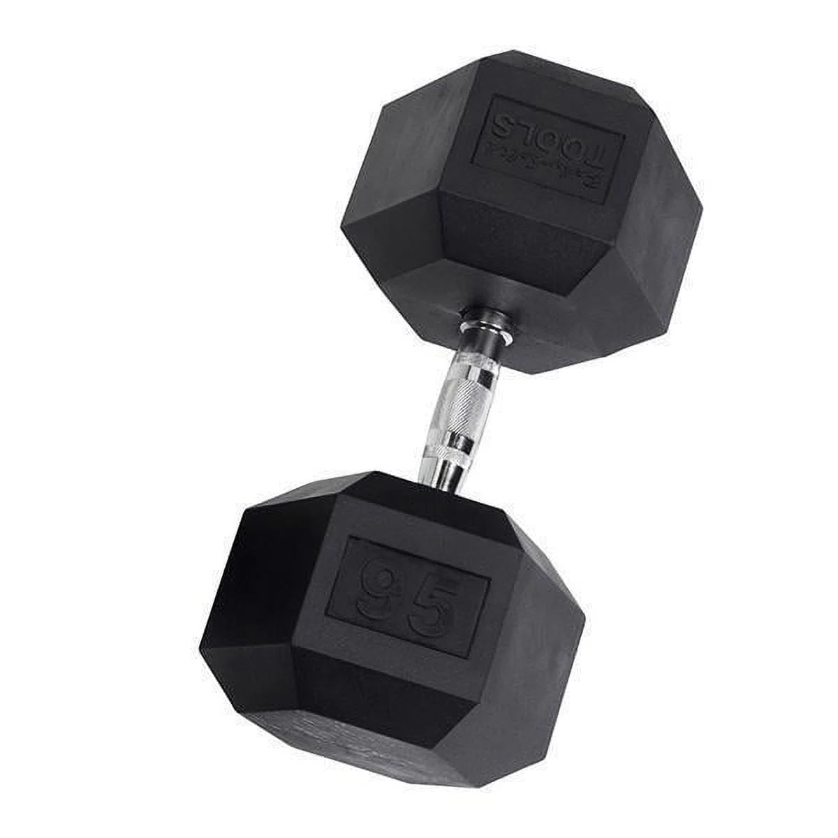 Rubber Coated Hex Dumbbells 35 lb V136