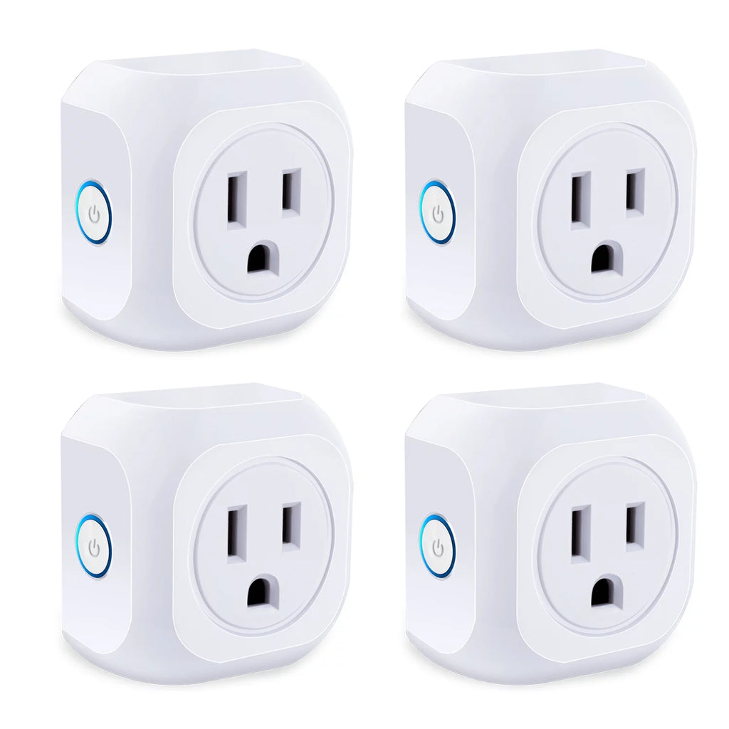 Smart Plug 4 Pack Wifi Enabled Mini Outlets Z37813