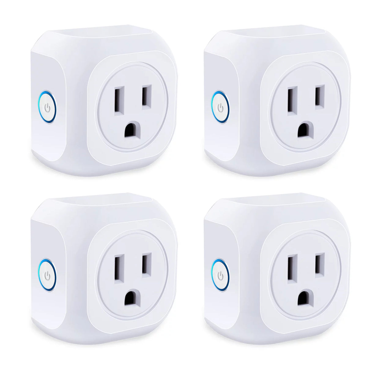 Smart Plug 4 Pack Wifi Enabled Mini Outlets Z37813
