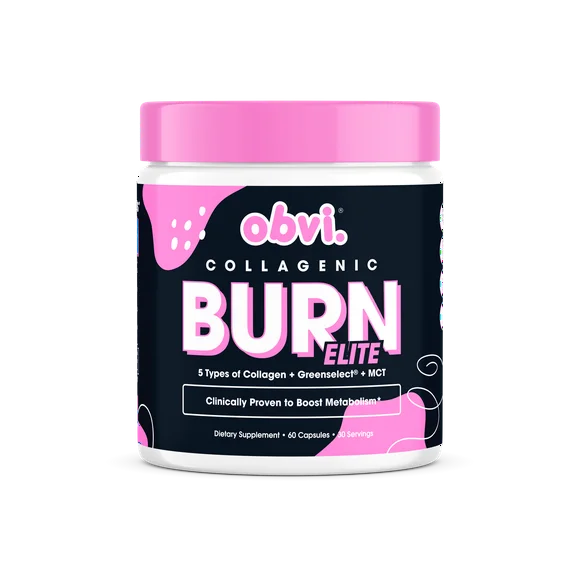 Collagen Peptides Thermogenic Fat Burner 60 Capsules D3001