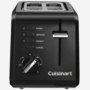 Black 2 Slice Toaster R3704