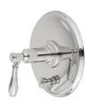Balanced Pressure Tub & Shower Diverter Plate with Handle Weathered Brass A487