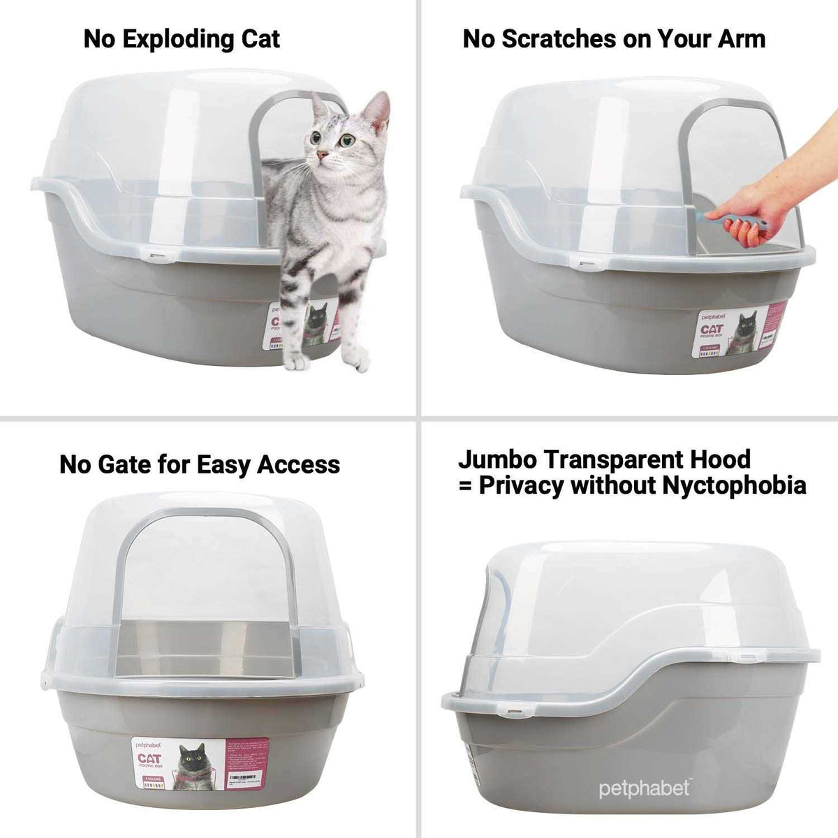 Hooded Cat Litter Box U68467