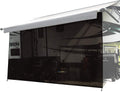 Black Mesh Sun Shade Screen for Awning Q66904