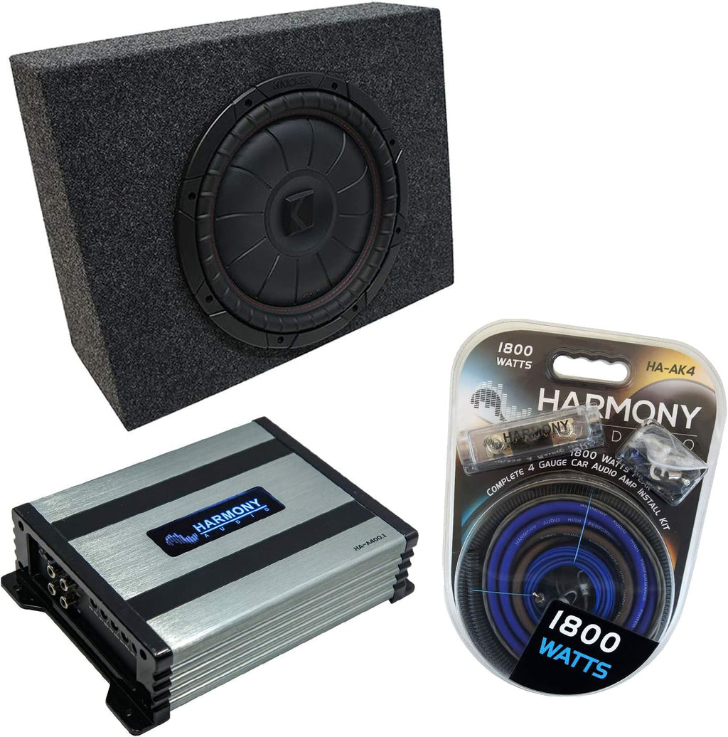 Single 10 Sub Box Enclosure & Amp O649974