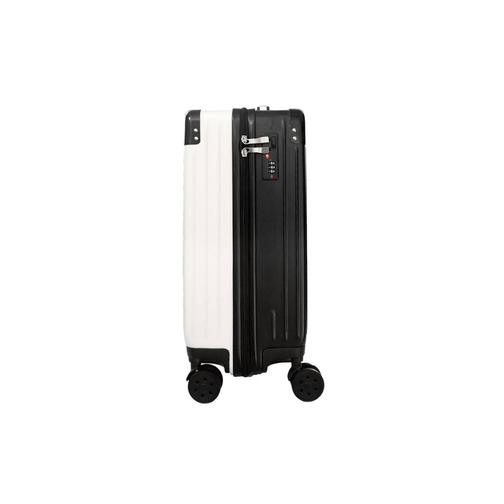White Carry on Suitcase Z39559