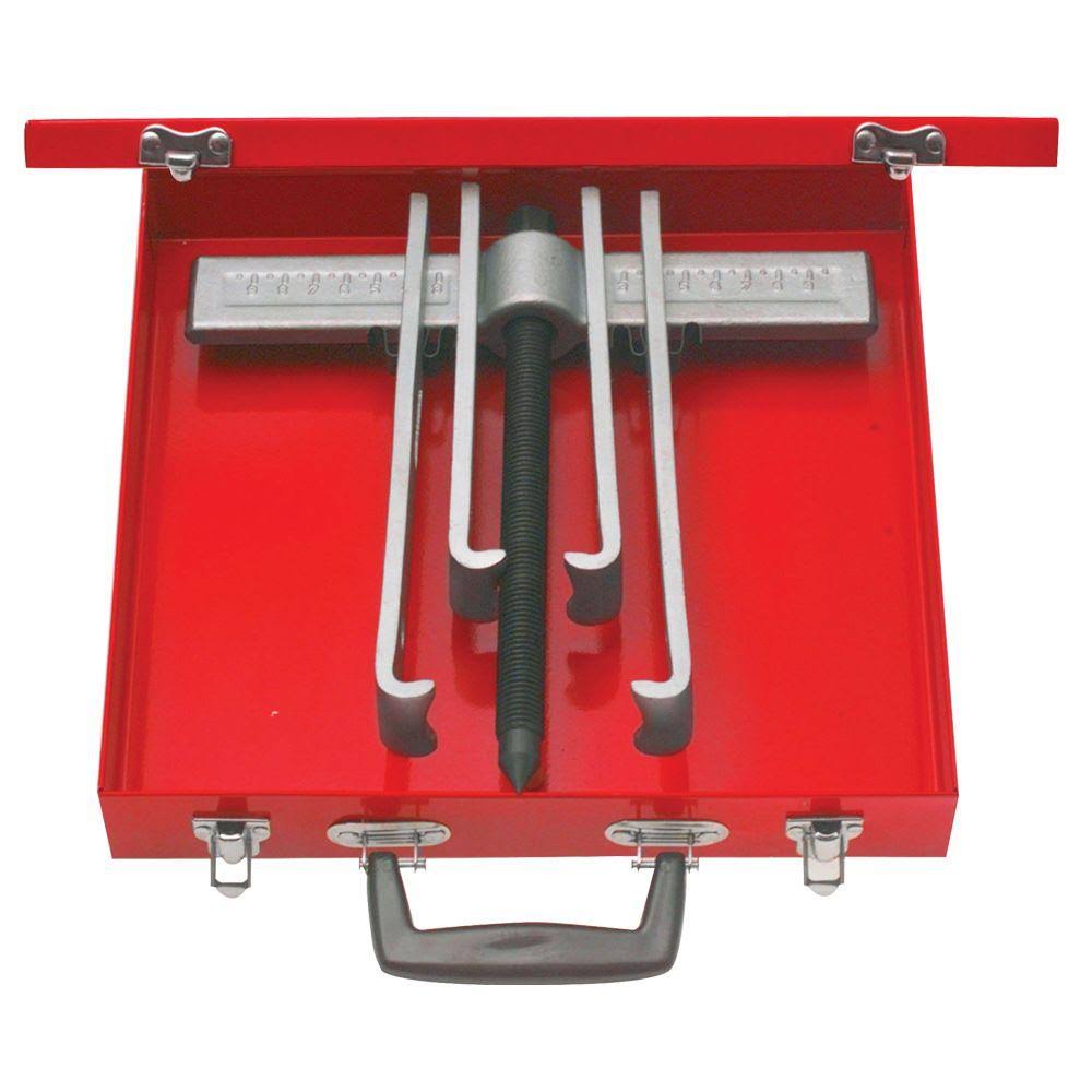 Straight Jaw Puller Set, 10 Ton, 2-Way 4 Jaws, 8 Pieces B53631
