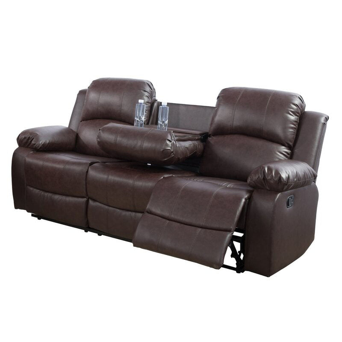 Burgandy Manual Rocker Recliner C375