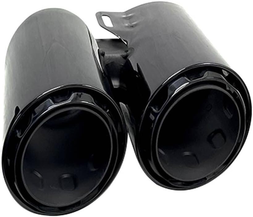 2 pcs Stainless Steel Muffler Tail Tip Exhaust Pipe T1386