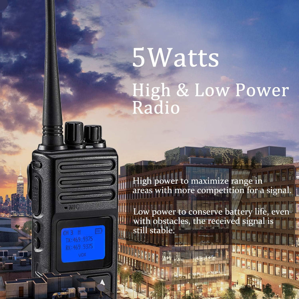 3 Packs UHF Two Way Radios Walkie Talkies E292