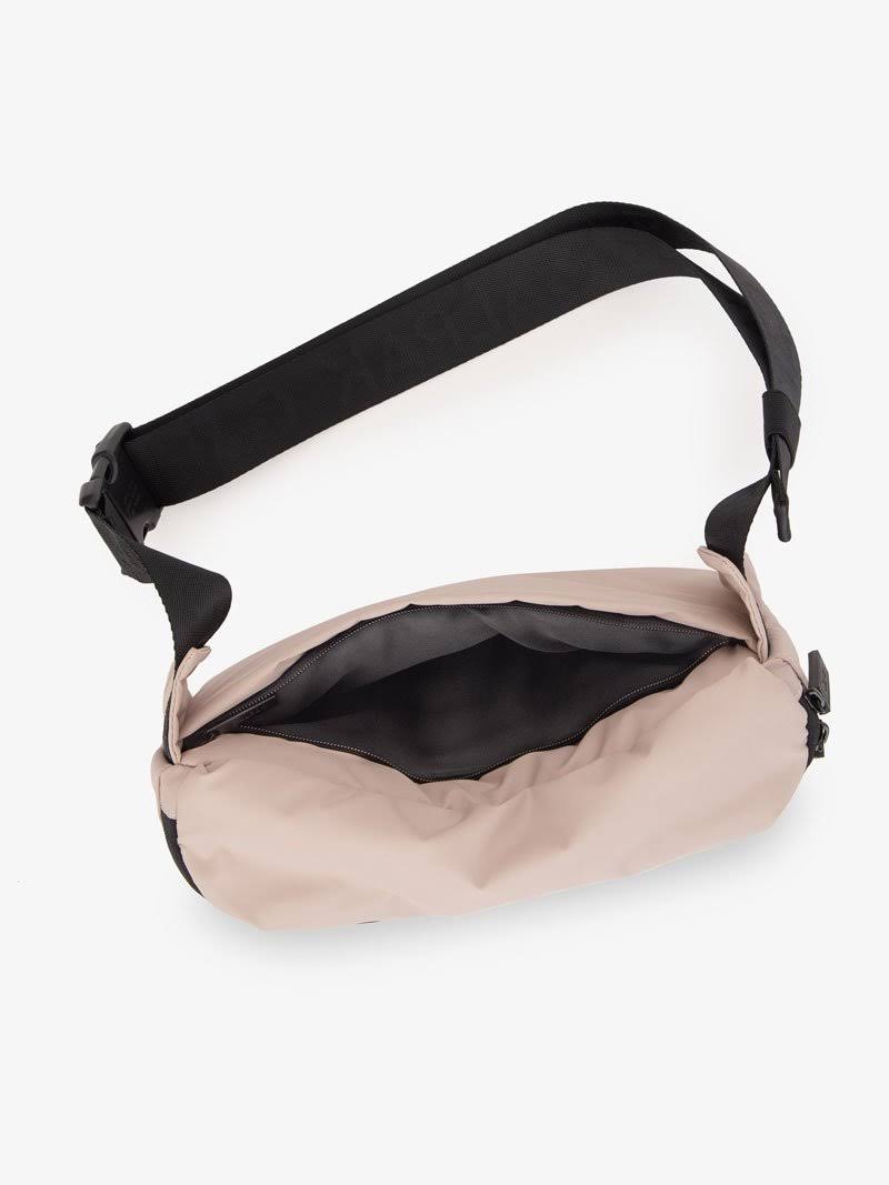 Metallic Silver Belt Bag I5828