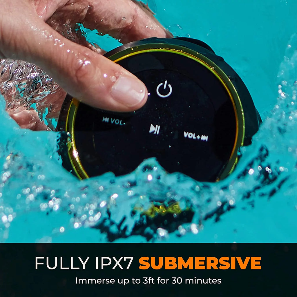 Black Waterproof Bluetooth Shower Speaker B302