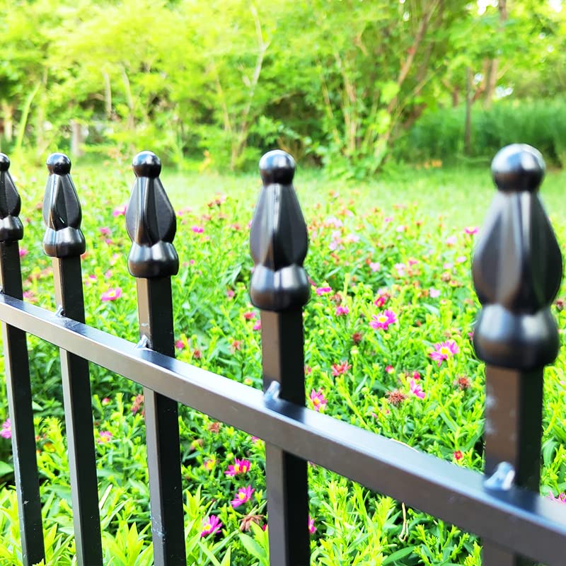 Metal Decorative Garden Fence 5 Panels O7951