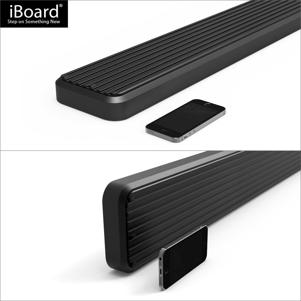 5in Black Running Boards I42567